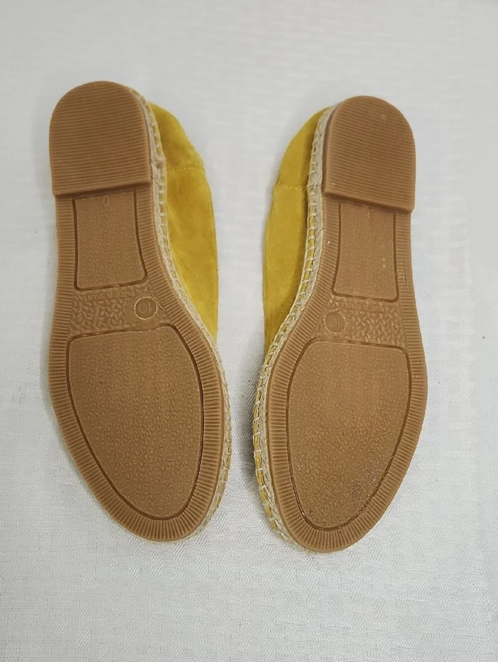 Anthropologie Suede Leather Espadrille Flats NEW In BOX